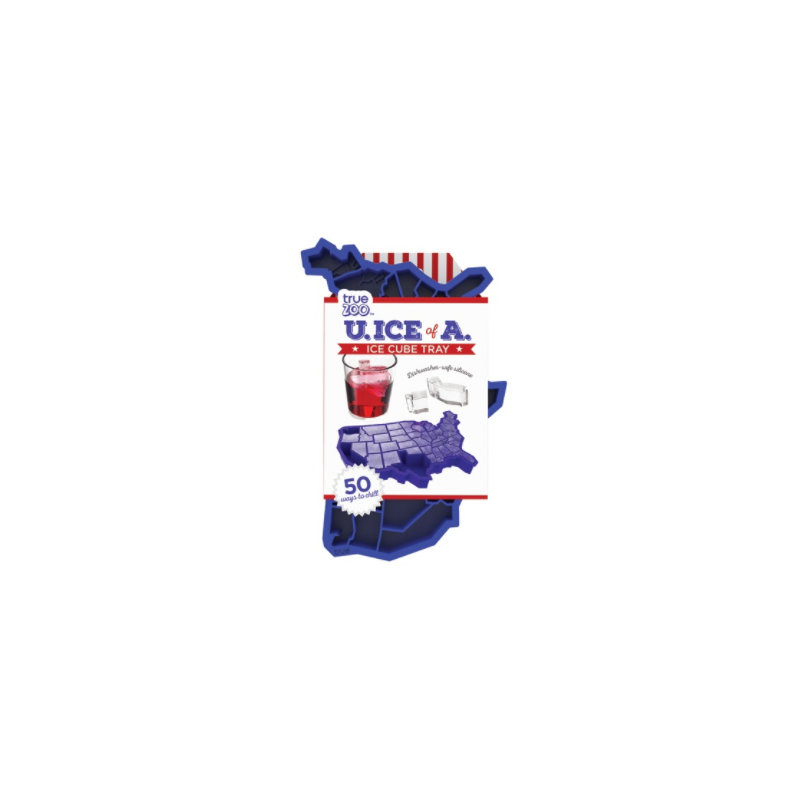 Plateau de glaçons en silicone TrueZoo U, Bleu