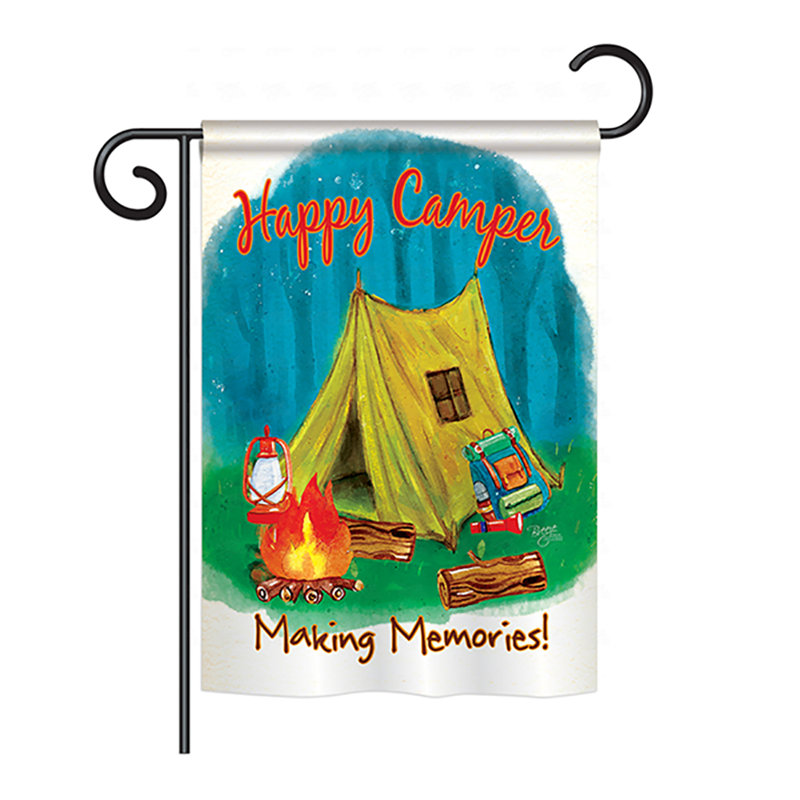 Double Sided 40'' H x 28'' W Polyester Garden Flag, 18.5" H x 13" W