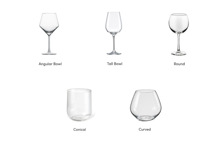 Wine Glass Shapes: The Best Glasses by Type