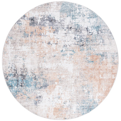 Tabias Monica Performance Machine Washable Abstract Rug