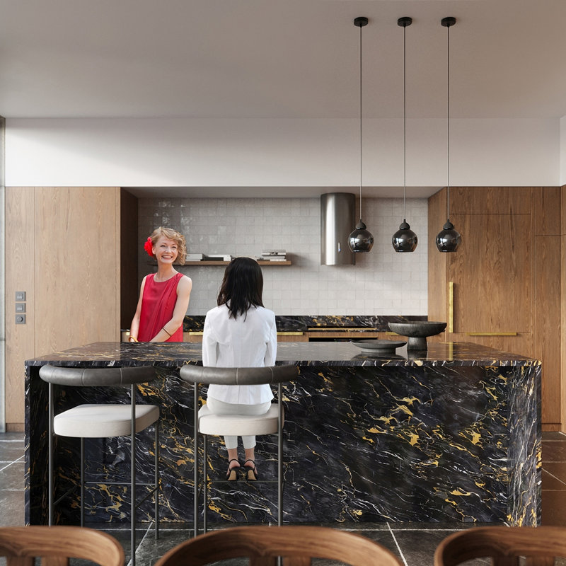 Pendant lamp Bonia 1 black