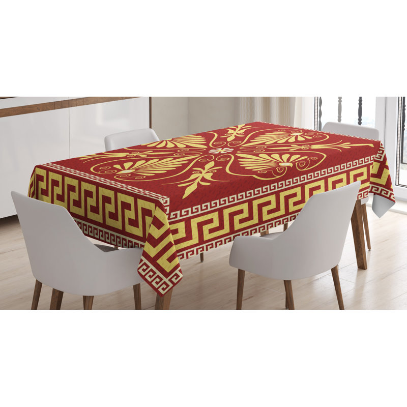 Geometric Tablecloth, 70" L x 52" W