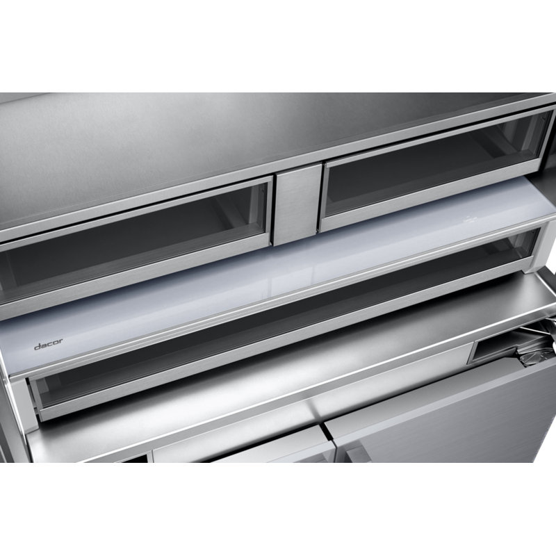 Panel Kit, for French Door Built-in Refrigerator, Silver Stainless, 36"