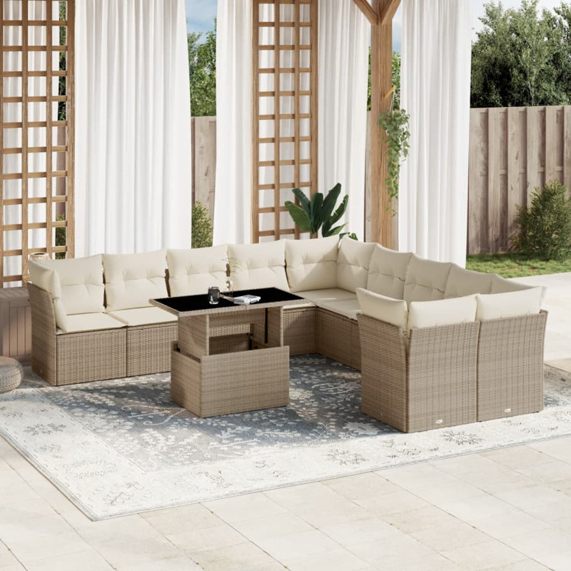Ensemble de canapé de jardin Vidaxl