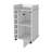 Bar Cart,Two Shelves, Six Built-In Wine Rack, Four Casters-39371348