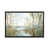 Toile encadrée de bois rustique foncé