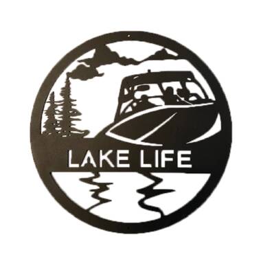 Lake Life with Ski Boat Wall Decor West Wind Home