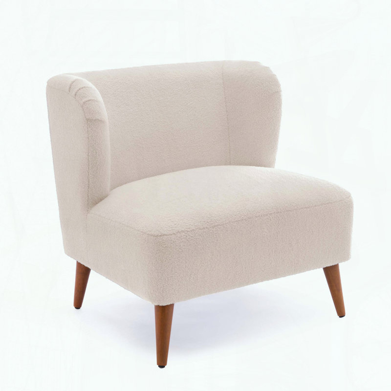 Fauteuil d'appoint Boucle avec dossier enveloppant