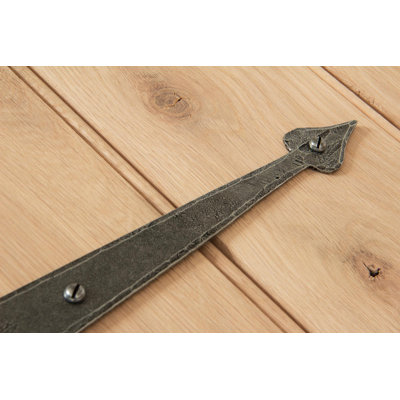12cm H x 30.1cm W Surface Mount Pair Door Hinges