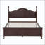 Full Size Retro Platform Bed with Wooden Slat Support-1679558606-1679558600