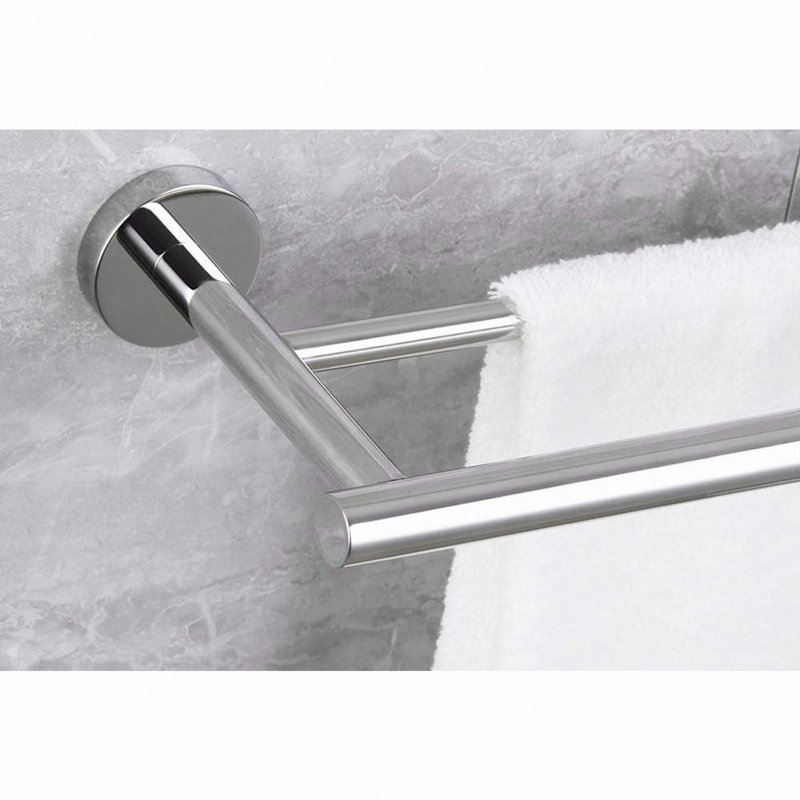 Porte-serviettes mural 23,6 po, Chrome chrome