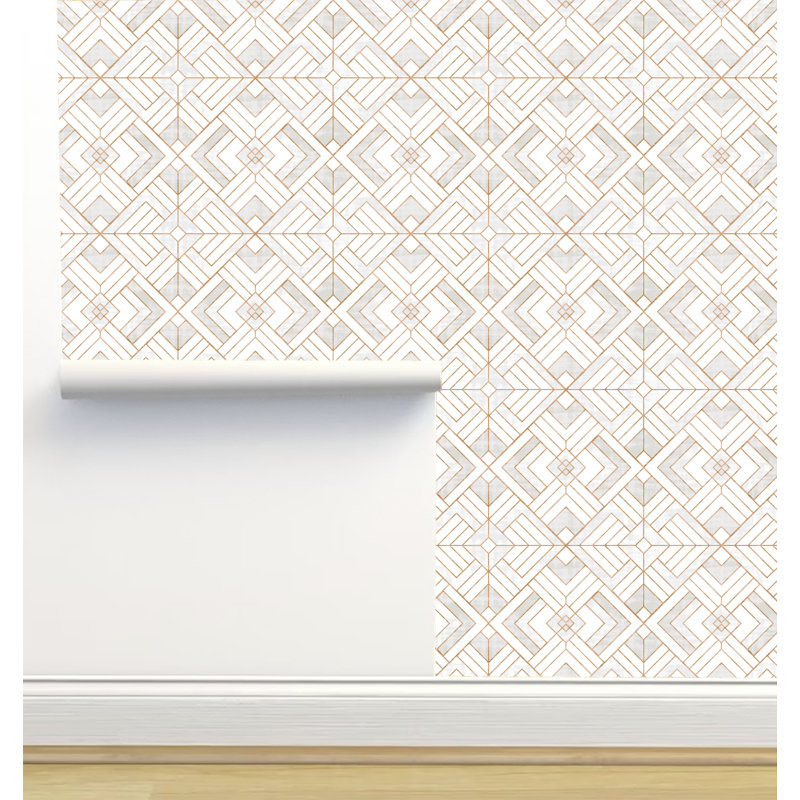 Rouleau de papier peint adhésif L 6 pi x l 24 po Crystal W Design