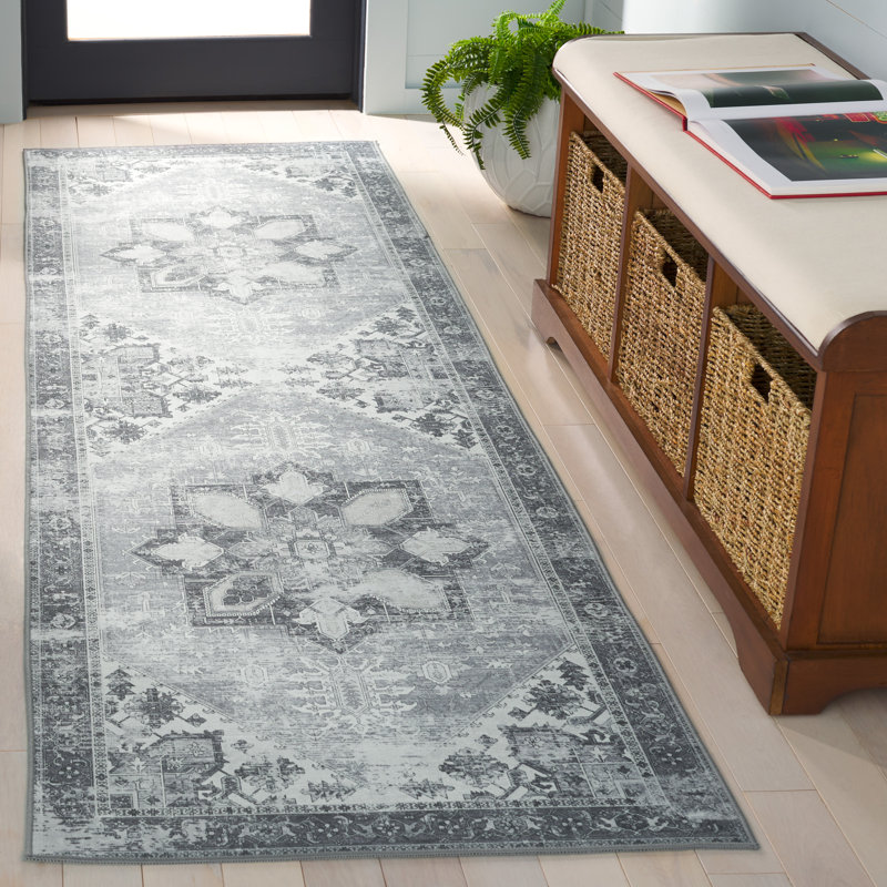 Tapis oriental lavable à la machine Mubarik Performance, Tapis de couloir 2 pi 6 po x 8 pi