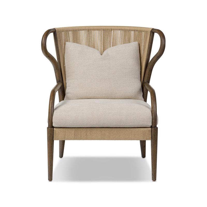Amira Chair, Cream Solid Color
