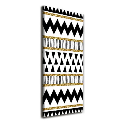 Ethnic Background - Wrapped Canvas Print