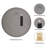 Modern Round Framed Wall Mounted Mirror-24520696-17459358