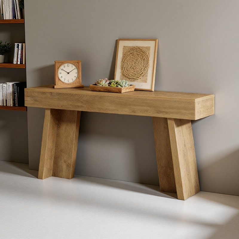 Table d'entrée de style champêtre, console, table de vestibule, table de canapé