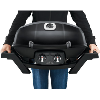 Napoleon TravelQ PRO285 Portable Propane Gas Grill, Black