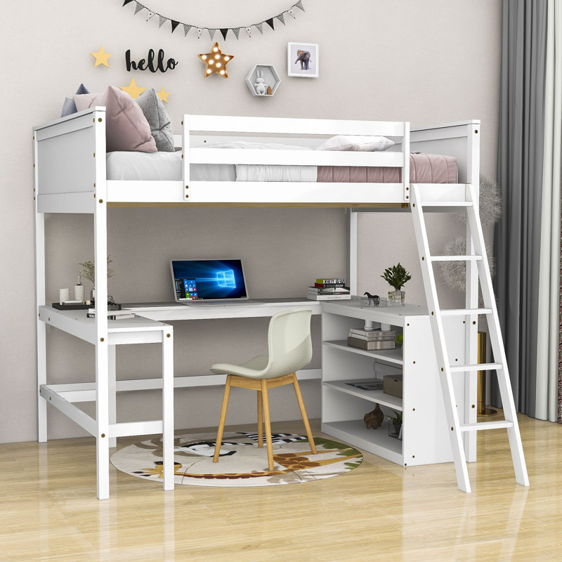 Viv + Rae Hutchcraft Kids Loft Bed | Wayfair