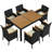 6-Person Steel Patio Dining Set