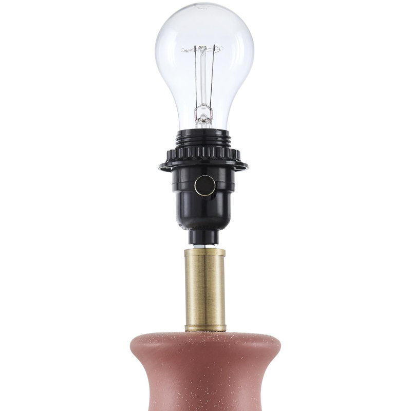 Cerria Table Lamp, Brick, White