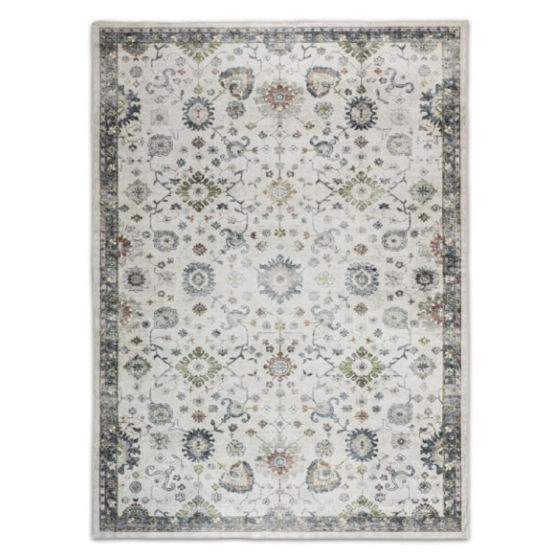 Brio Patterned Washable Non Slip Modern Rug, Rectangle 4' x 6'