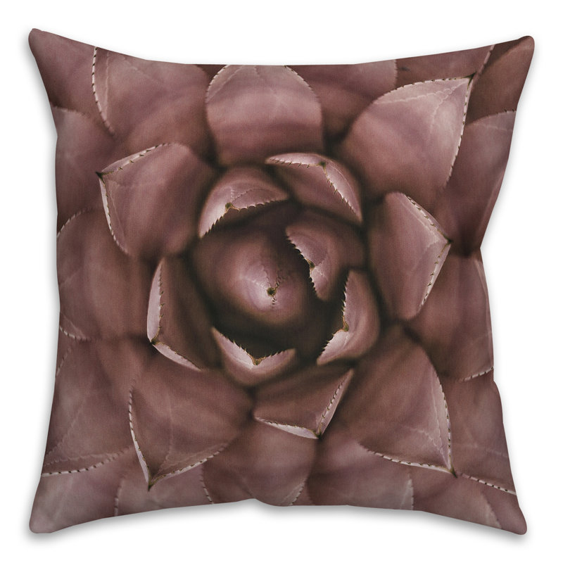  Housse et insert de coussin d'extérieur carré Succulent, Rouge
