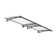 Palram - Canopia Aquila 10 ft. W x 3 ft. D Convex Door Awning