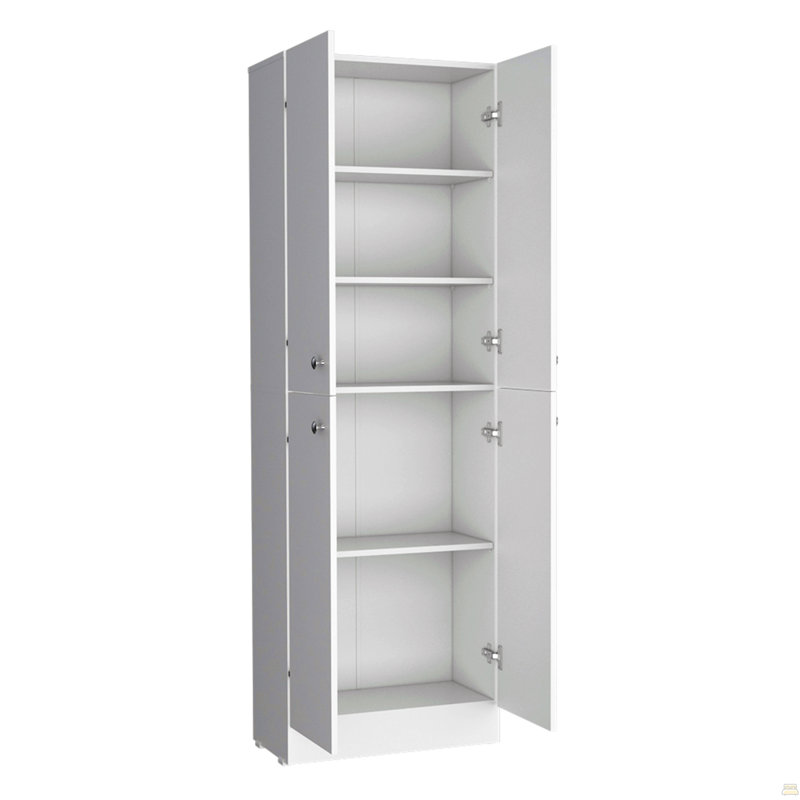 Pantry Cabinet Coahoma, Kitchen, White