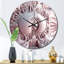 Horloge murale en métal nickel-926774349