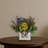 Mixed Hydrangea Silk Arrangement with Rectangle Vase