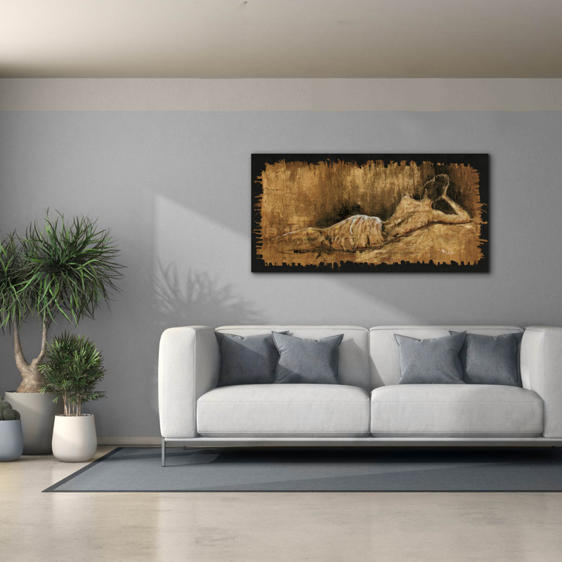 «A Moment In Time» par Monica Stewart, H 30 po x l 60 po x P 1,5 po