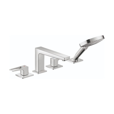 Metropol Double-Handle Deck Roman Tub Faucet