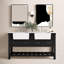 Ensemble de meuble-lavabo double 60 po Pelaghia-65704015