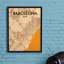 Barcelona City Map - No Frame Print-1447775598