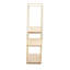 Bakersfield 4 Piece Hexagon Bracket Shelf with Hooks