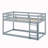 Floor Bunk Bed With Ladder-1109979434