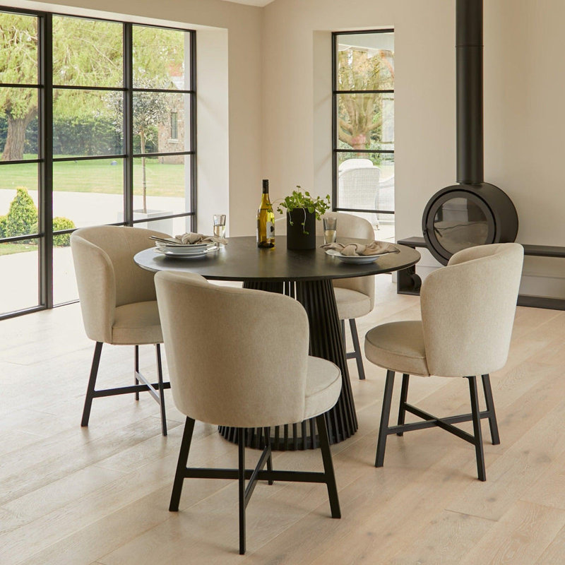 Hopley 4 - Person Dining Set, Sand