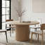 Round Metal Base Dining Table-1349859015