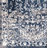 Modern Persian Vintage Medallion Navy/Light Gray Rug-877431626