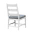 Peryman Outdoor Aluminum Ladder Back Bar Stool, Buff