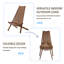 Chaise Adirondack pliable en acacia Germo