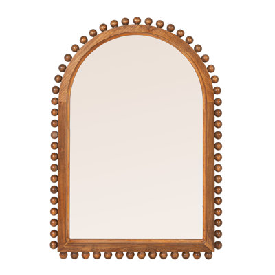 Miroir mural en bois