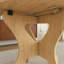 Table de salle à manger pliante de 43 pouces, panneau de fibres à densité moyenne avec placage de chêne sauvage, table de cuisine compacte pour petits espaces, utilisation intérieure / extérieure | Idée de cadeau-83999760