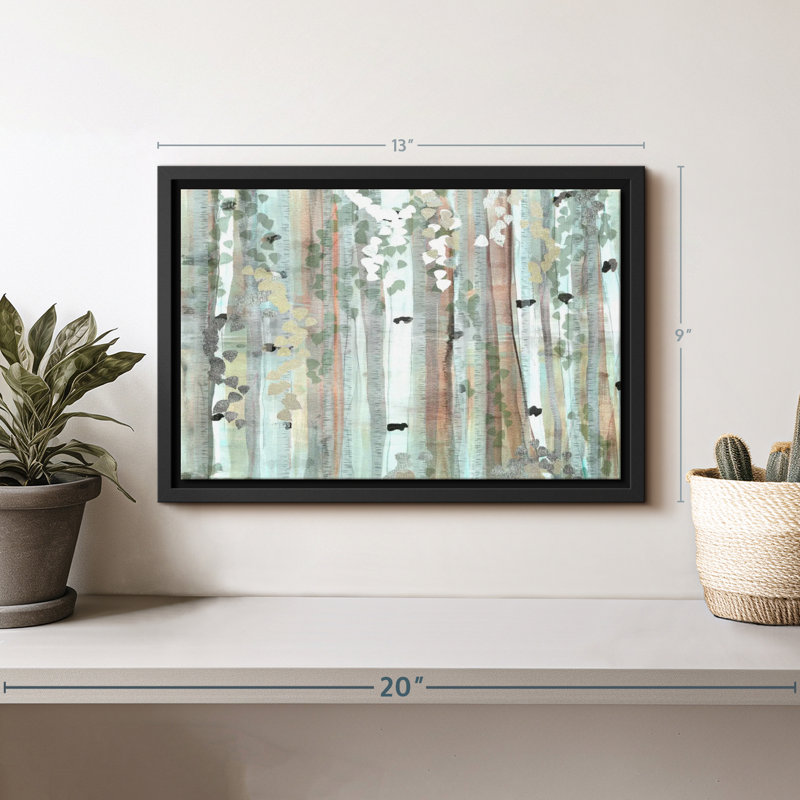 Floral et botanique «Spring Birch Meadow», H 9 po x l 13 po