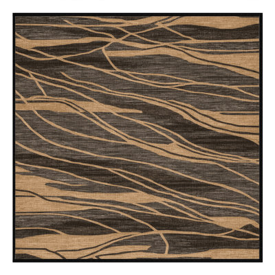 Washable Melody and Rhythm Patterns Music Area Rug