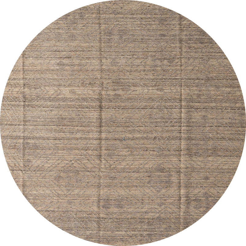 Abstract Indoor Rug, Round 5'