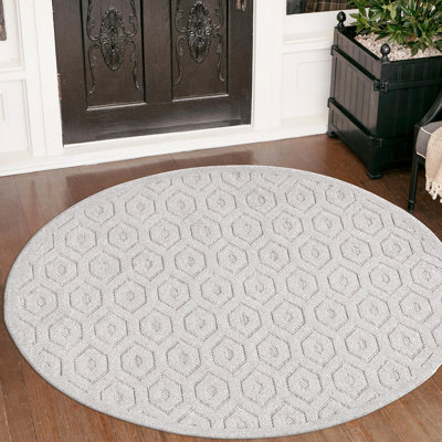 Tapis intérieur / extérieur gris Heckman
