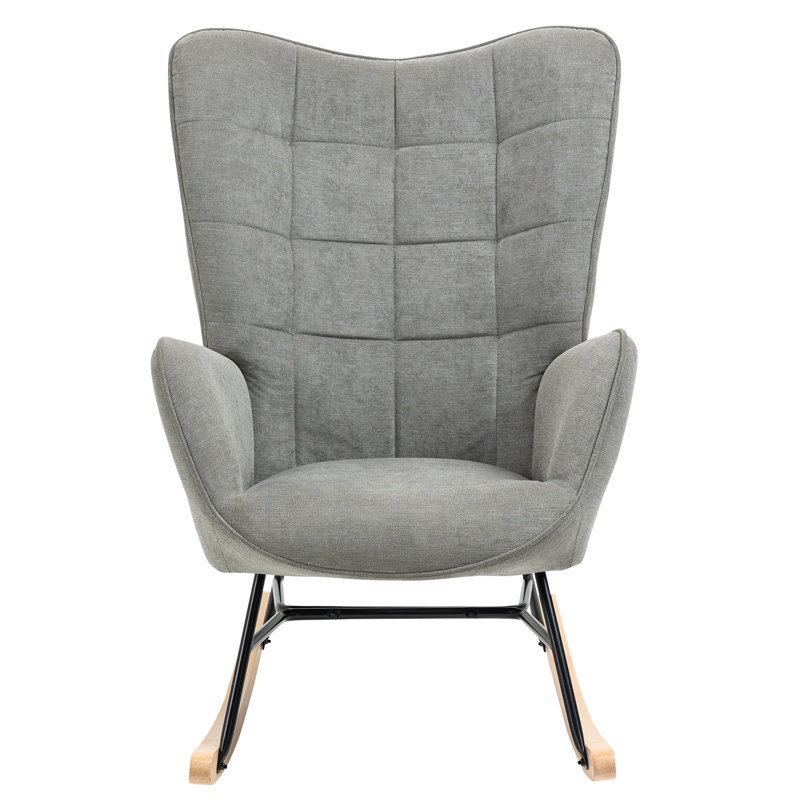 Everley Rocking Chair, Grey