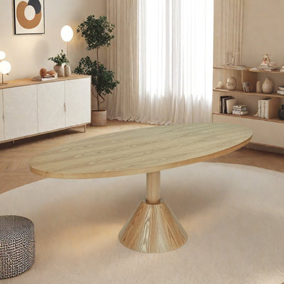 Table de salle à manger en bois naturel